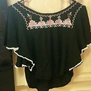 Black crop top